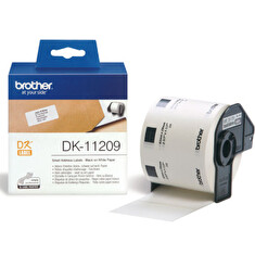 Brother - DK-11209 (papírové/ úzké adresy - 800ks) 29 x 62mm