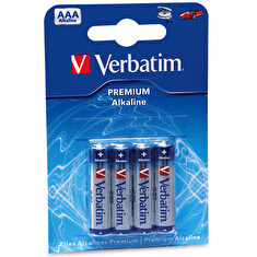 VERBATIM baterie AAA 1,5V Alkalické blister 4ks