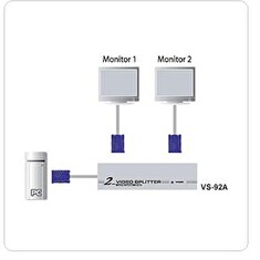 ATEN Video rozbočovač 1PC - 2VGA 350MHz