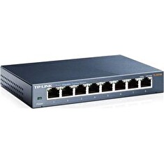 TP-Link switch TL-SG108, 8xGbE RJ45, fanless