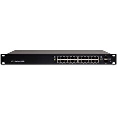 UBNT EdgeSwitch ES-24-250W 4P 24x 10/100/1000 PoE+, 2x Combo, 250W, 802.3at/af nebo Pasivní PoE, L3