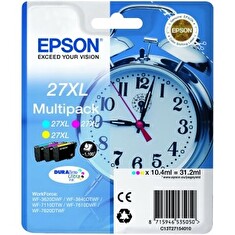 EPSON cartridge T2715 (cyan/magenta/yellow) multipack (budík) XL