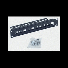 Patch panel 10" 10portů MODULÁRNÍ 1U