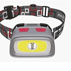 Emos LED čelovka P3531, 330 lm, 65m, 1x CREE + 1x COB + červená zadní LED, 3x AAA +CR2032