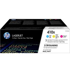 HP 410X 3-pack High Yield Cyan/Magenta/Yellow Original LaserJet Toner Cartridges (CF252XM) (5,000 / 5,000 / 5,000 pages)