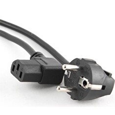 GEMBIRD Kabel síťový 1,8m VDE 220/230V napájecí, pravoúhlý konektor