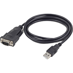 Gembird adaptér USB/SERIAL 9PIN (AM-9M), černý