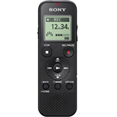 Sony ICD-PX370, digitální diktafon se slotem pro paměťovou kartu 4GB, černý
