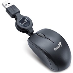 GENIUS Micro Traveler V2/ drátová/ 1200 dpi/ USB/ černá