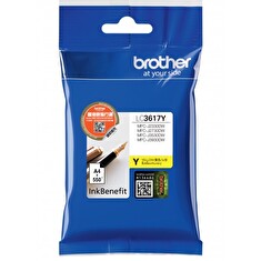 Brother LC-3617Y (inkoust yellow, 550 str. @ 5% draft)