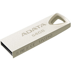 ADATA Flash Disk 64GB UV210, USB 2.0 Dash Drive, kovový