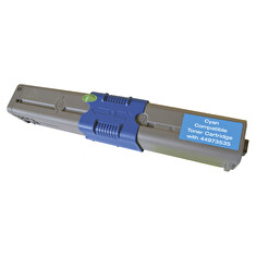 Toner 44973535 kompatibilní azurový pro OKI C301dn/C321dn/MC332/MC342 (1500str./5%)