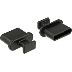 Delock Prachová záslepka pro USB Type-C™ samice s uchopením 10 kusů černá