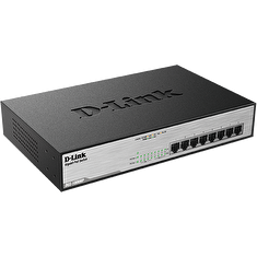 D-Link 8-Port Desktop Gigabit, 8 X PoE+ až do 30W, max. 140W