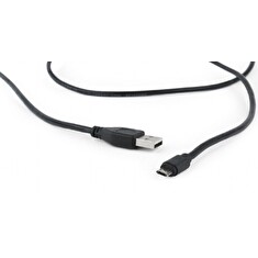 Gembird kabel USB 2.0 A (M) -> Micro-B USB 2.0 (M), pozlacené konektory, 1.8m