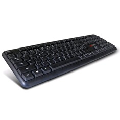 C-TECH klávesnice KB-102 PS/2, slim, black, CZ/SK