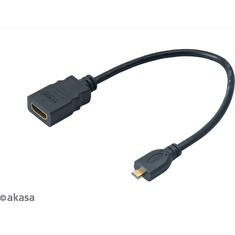 AKASA - HDMI na mikro HDMI adaptér - 25 cm