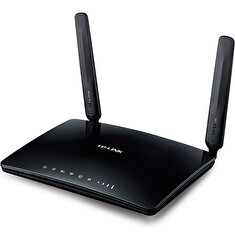 TP-Link TL-MR6400, 4G LTE, 2.4 GHz, 300 Mbps, 2x WiFi + 2x LTE anténa