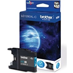 BROTHER INK LC-1280XLC, azurový inkoust pro MFC-J6910DW, 1 200 str.