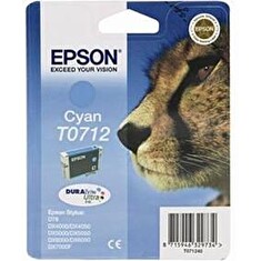 Inkoust Epson T0712 cyan DURABrite | Stylus D78/92/120/DX4000/4050/4400/4450/500