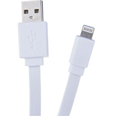 Kabel AVACOM LIG-120W USB - Lightning, 120cm, bílá