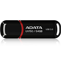 ADATA UV150/64GB/40MBps/USB 3.1/USB-A/Černá