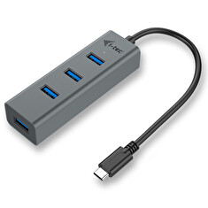 i-tec USB-C Metal 4-portový HUB, 4x USB 3.0