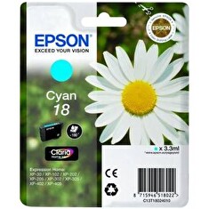 EPSON cartridge T1802 cyan (sedmikráska)