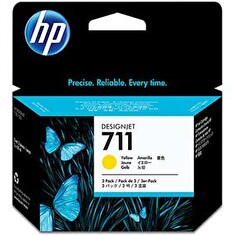 HP Ink Cartridge 711/Yellow/3x29m/3-Pack