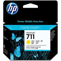 HP CZ136A No. 711 Yellow Ink Cart pro DSJ T120, trojbalení 3x29ml