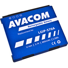 Baterie AVACOM GSLG-KP500-S880A do mobilu LG KP500 Li-Ion 3,7V 880mAh (náhrada LGIP-570A)