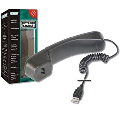 DIGITUS USB telefonní set/sluchátko pro Skype/ICQ/