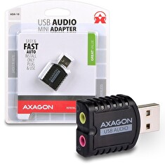 AXAGON - ADA-10 USB2.0 - stereo audio MINI adapter