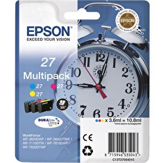 EPSON cartridge T2705 (cyan/magenta/yellow) multipack (budík)