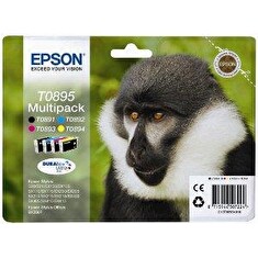 EPSON ink čer+bar Stylus "Opice" S20/SX100/SX200/SX400 (T0895) multipack