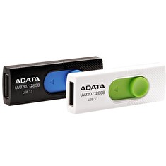 ADATA UV320/128GB/USB 3.2/USB-A/Bílá