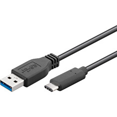 Kabel USB 3.1 konektor C/male - USB 3.0 A/male, č