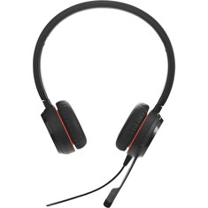 Jabra Evolve 20/Stereo/USB/Drát/MS/Černá-červená