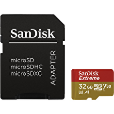 SanDisk Extreme microSDXC 32GB 100MB/s + adaptér