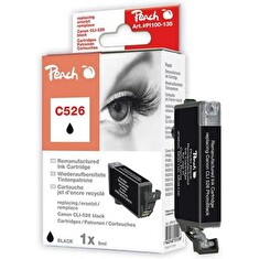 PEACH kompatibilní cartridge Canon CLI-526B, Black. 9 ml