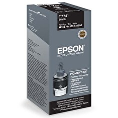 EPSON ink čer T7741 Black ink container 140ml pro WorkForce M100/105/200