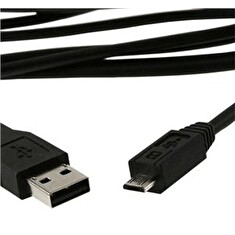 GEMBIRD Kabel USB 2.0 A-Micro B propojovací 0,5m (černý)