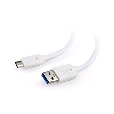 CABLEXPERT Kabel USB 3.0 AM na Type-C kabel (AM/CM), 1,8m, bílý