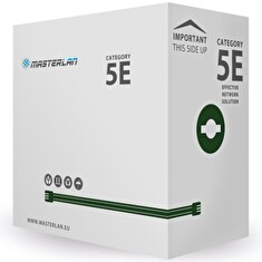 Kabel MasterLan Economy UTP cat5e drát 305m PVC