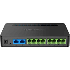 Grandstream HT818 (ATA), 8x FXS, 2 SIP profily, 1x Gbit LAN, NAT router, 3-cestná konf.