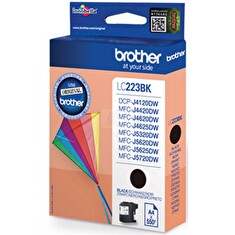 BROTHER INK LC-223BK černý inkoust (až 550 stran A4 dle ISO 24711)