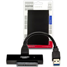 AXAGON ADSA-1S6, USB3.0 - SATA 6G UASP HDD/SSD adaptér vč. 2.5" pouzdra