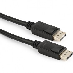 Gembird kabel DisplayPort M/M, zlac., 1m, černý