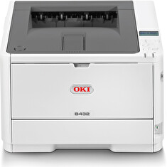 OKI B432dn A4, čb, 1200x1200, 40 ppm, USB 2.0,PCL6,PS3, duplex, síť.karta