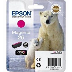 EPSON cartridge T2613 magenta (lední medvěd)